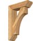 Ekena Millwork Westlake Slat Rough Sawn Bracket w/ Offset Brace, Western Red Cedar, 6"W x 20"D x 28"H BKT0604X20X28WTL06RWR - alternate 1